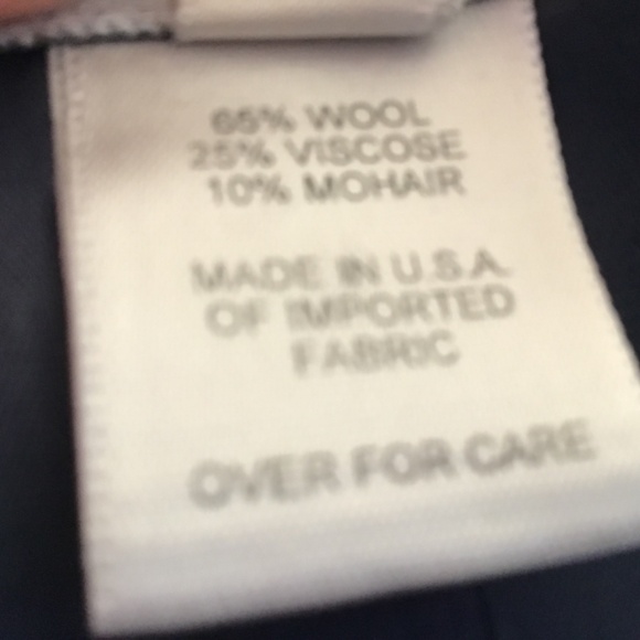 Oscar De La Renta Womens Pin Stripe Blazer Jacket - Picture 4 of 4